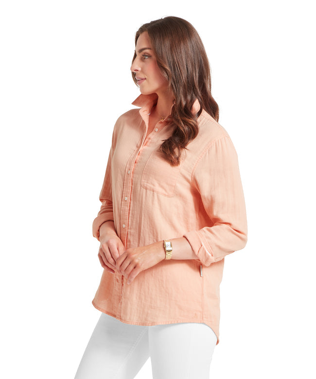 Ashdon Shirt Coral Peach