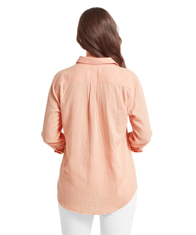 Ashdon Shirt Coral Peach