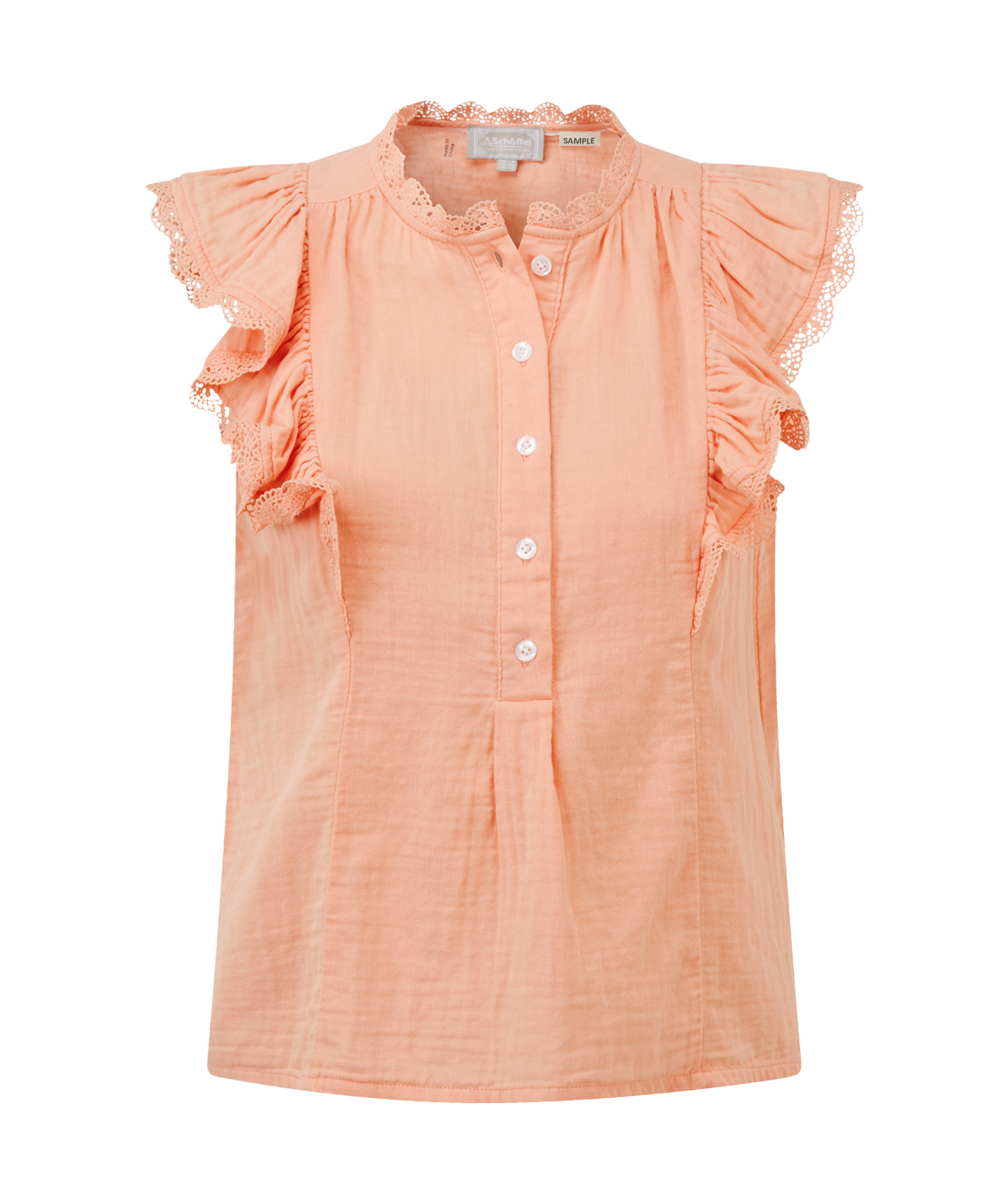 Jasmine Blouse Coral Peach