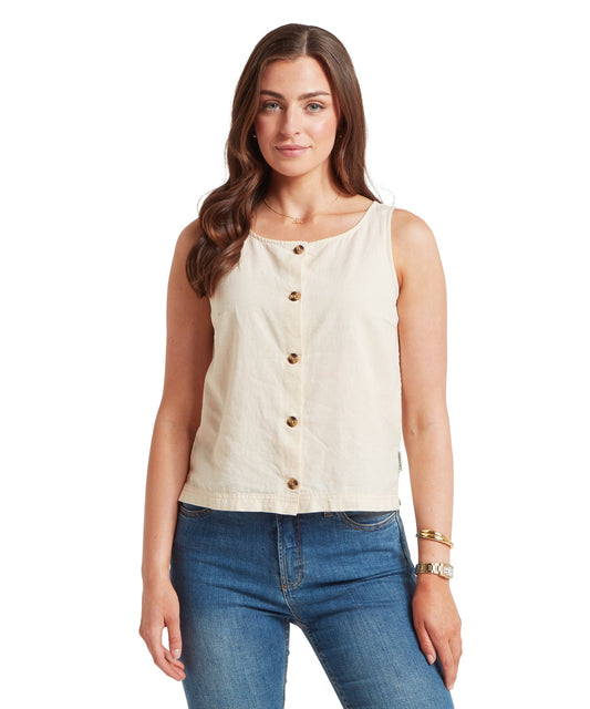 Elsworth Linen Top Oat