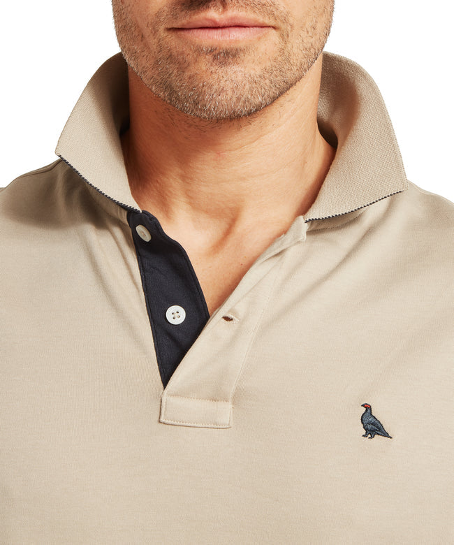 St Ives Jersey Polo shirt Cobblestone