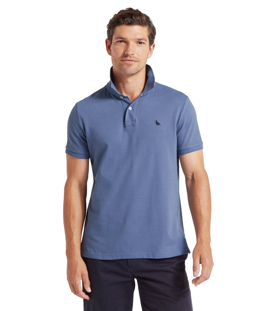 St Ives Polo Shirt Vintage Indigo