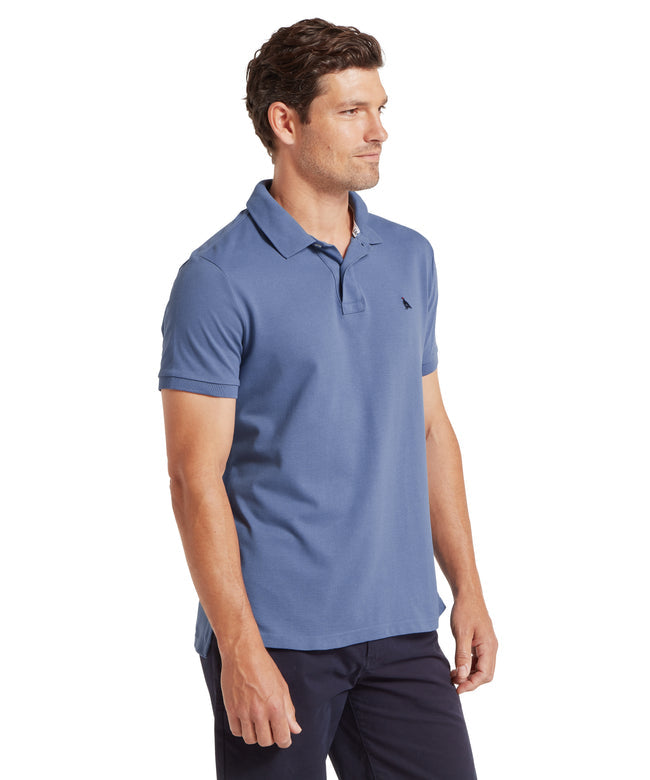 St Ives Polo Shirt Vintage Indigo