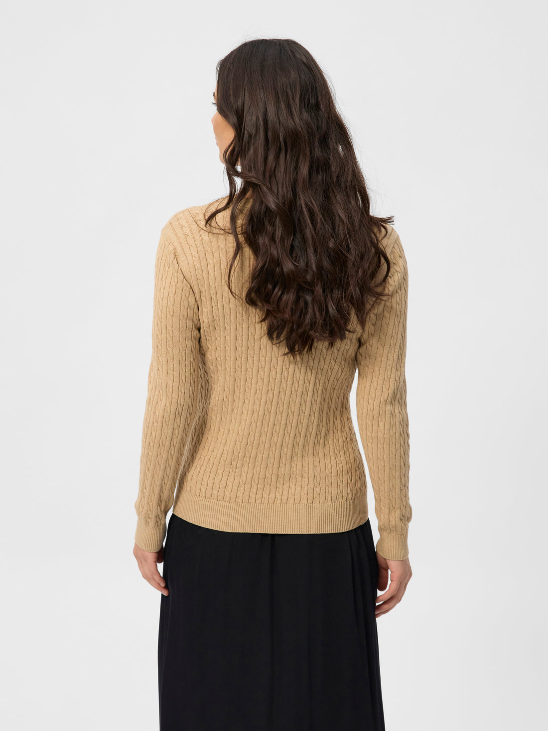 Susan Cable Knit Sand Malange