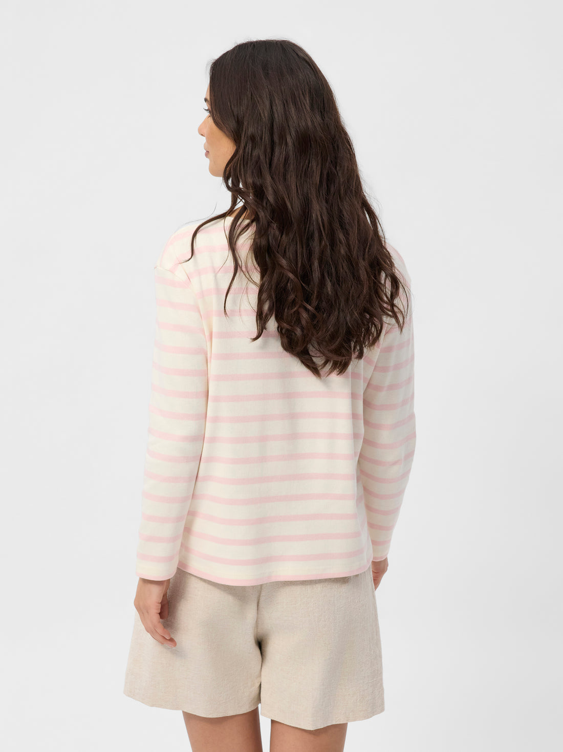 Claudia T-shirt Rose Pastle Stripe