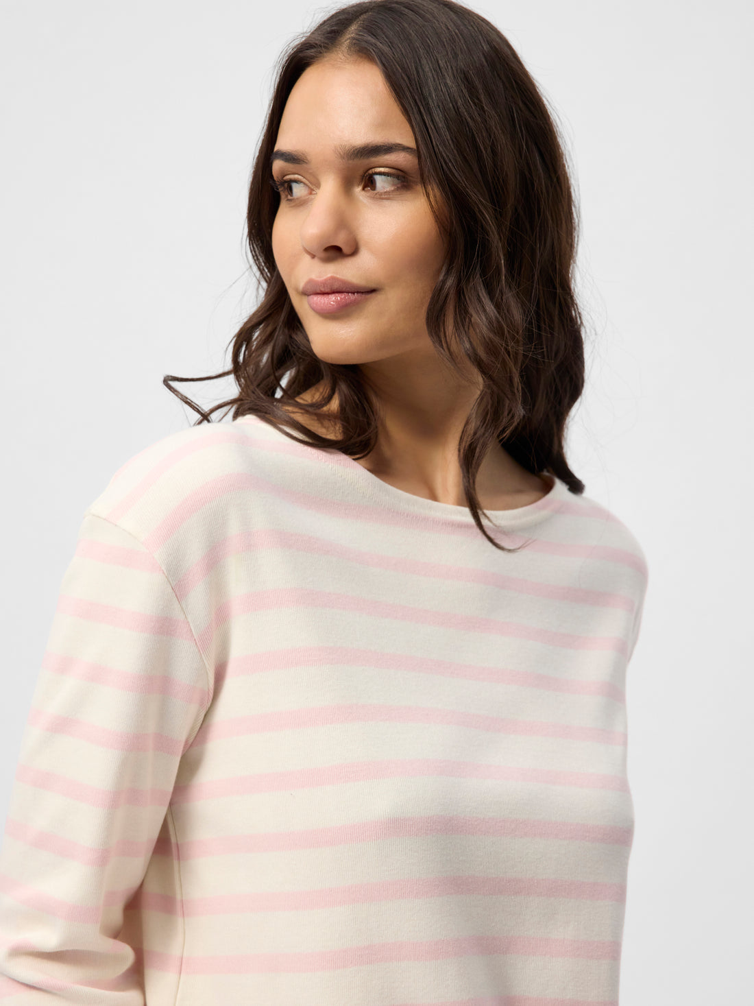 Claudia T-shirt Rose Pastle Stripe
