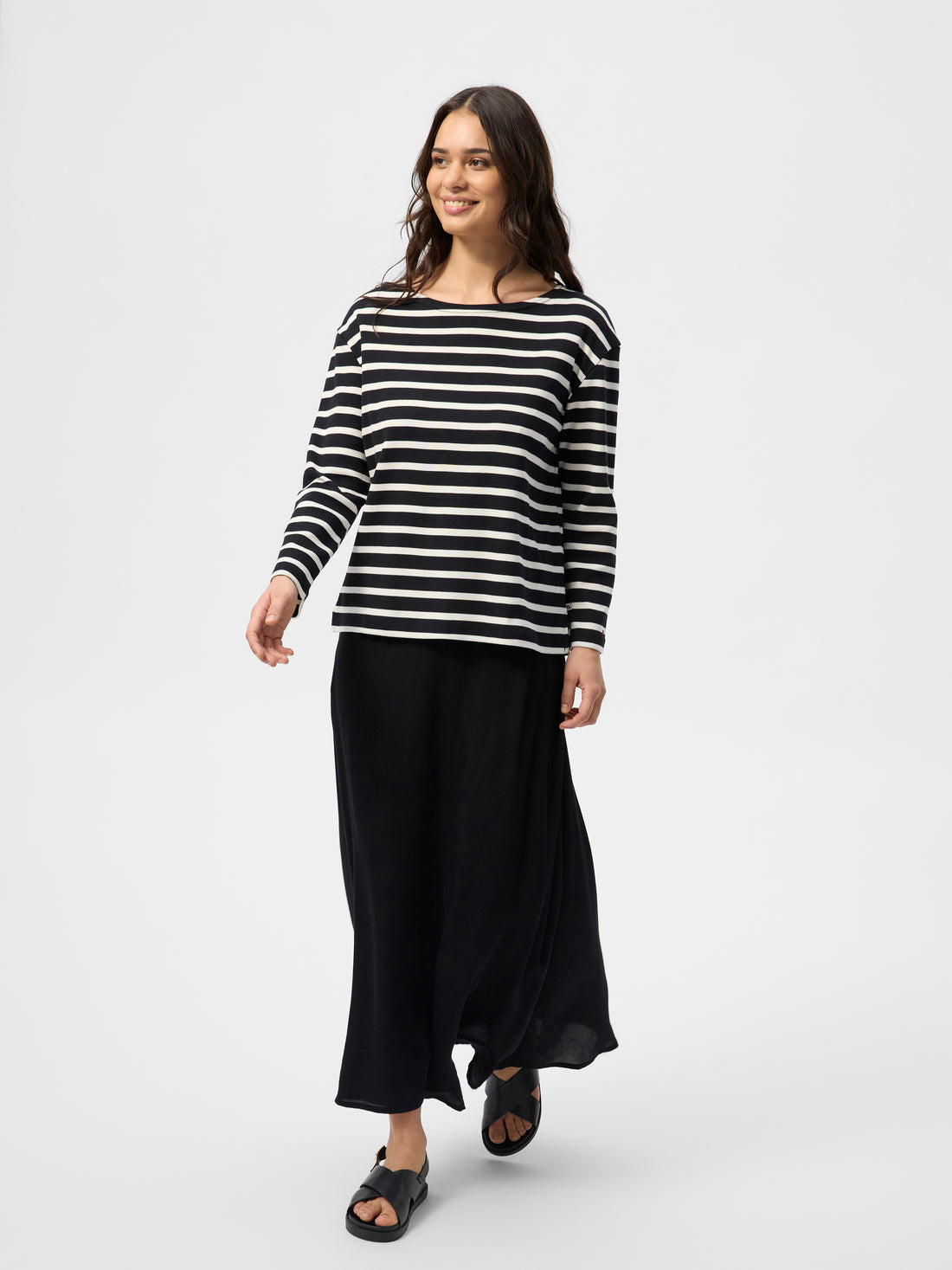 Claudia T-shirt Black Stripe