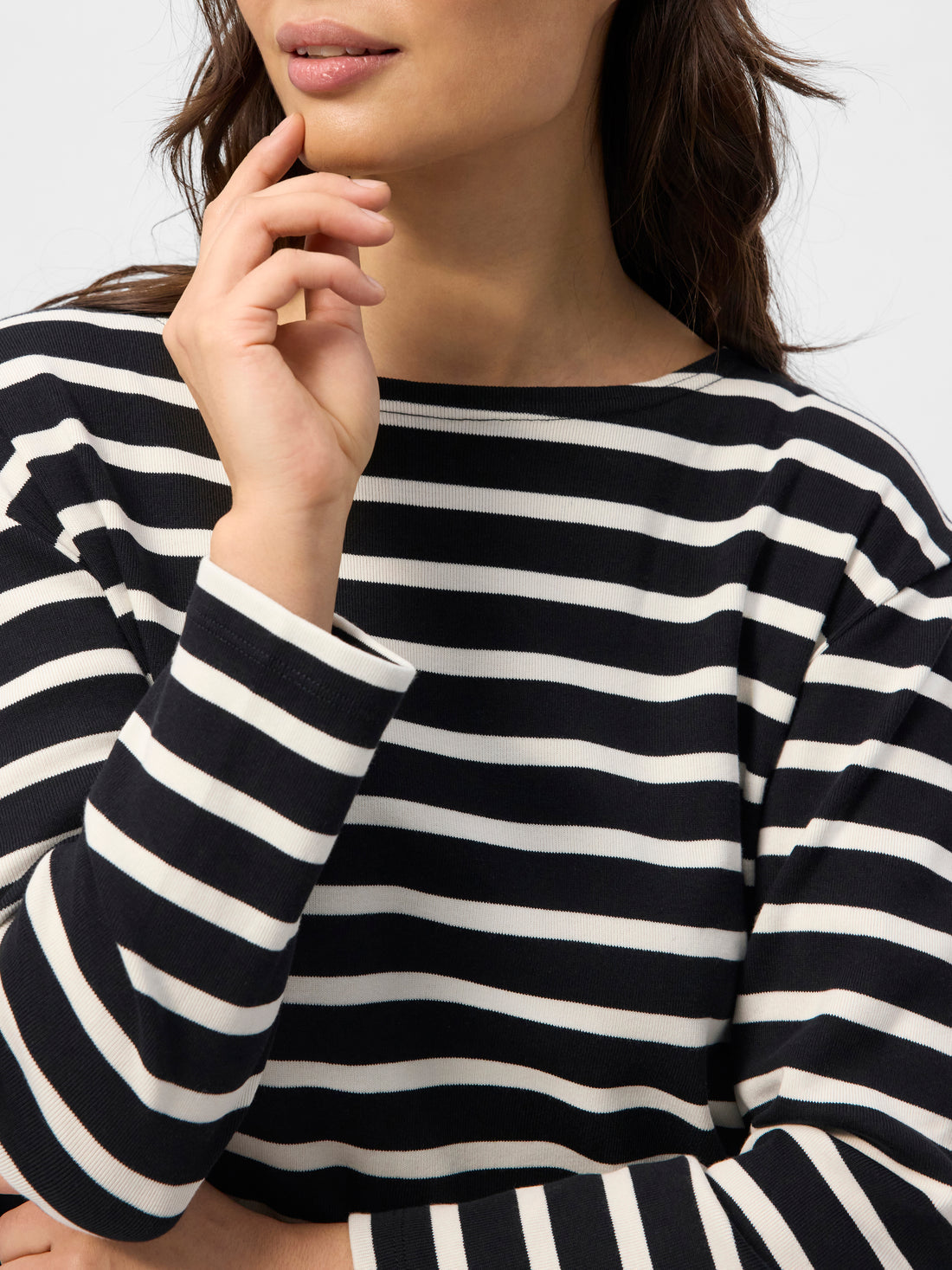 Claudia T-shirt Black Stripe