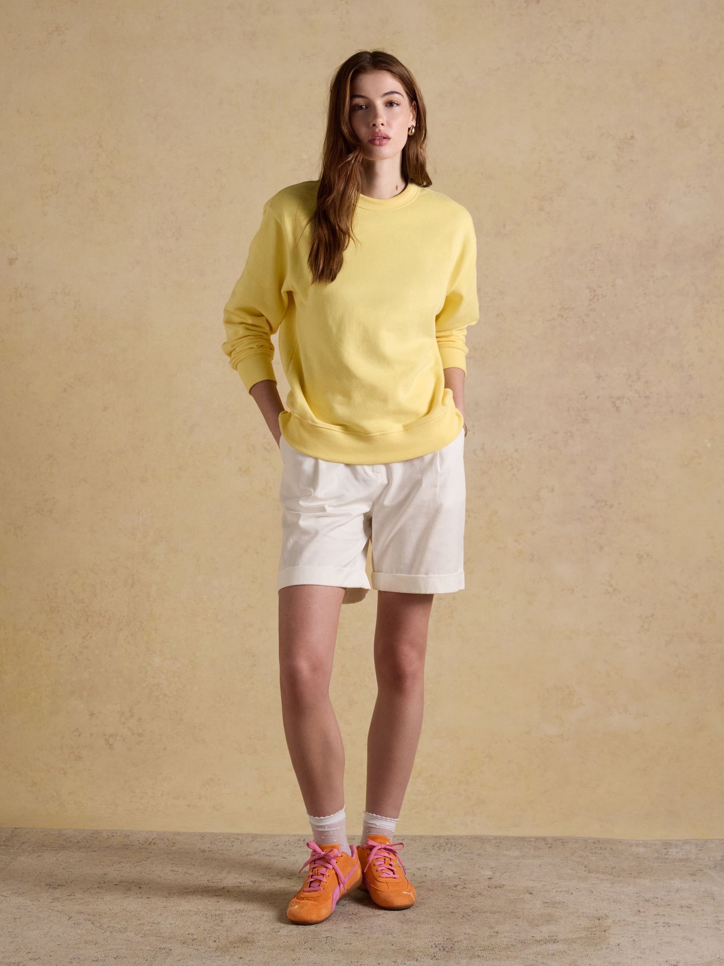 Bay White Smart Tailored Shorts
