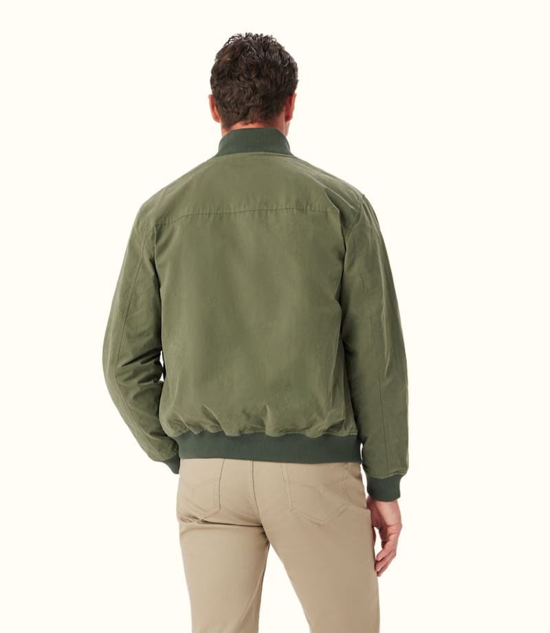 Palmer Bomber Jacket Khaki