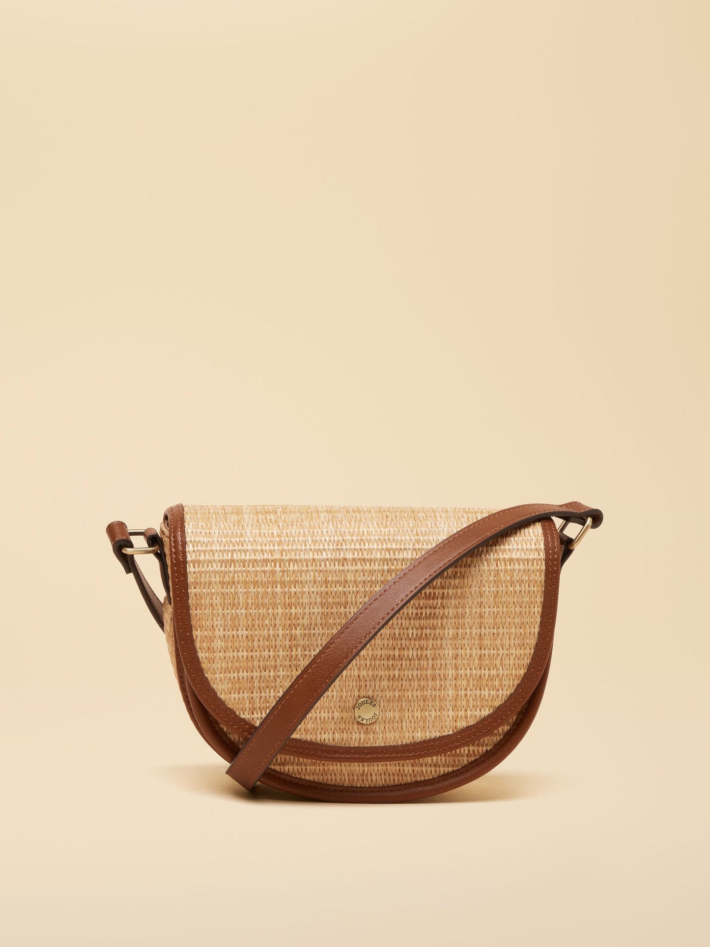 Daphne Neutral Straw Bag