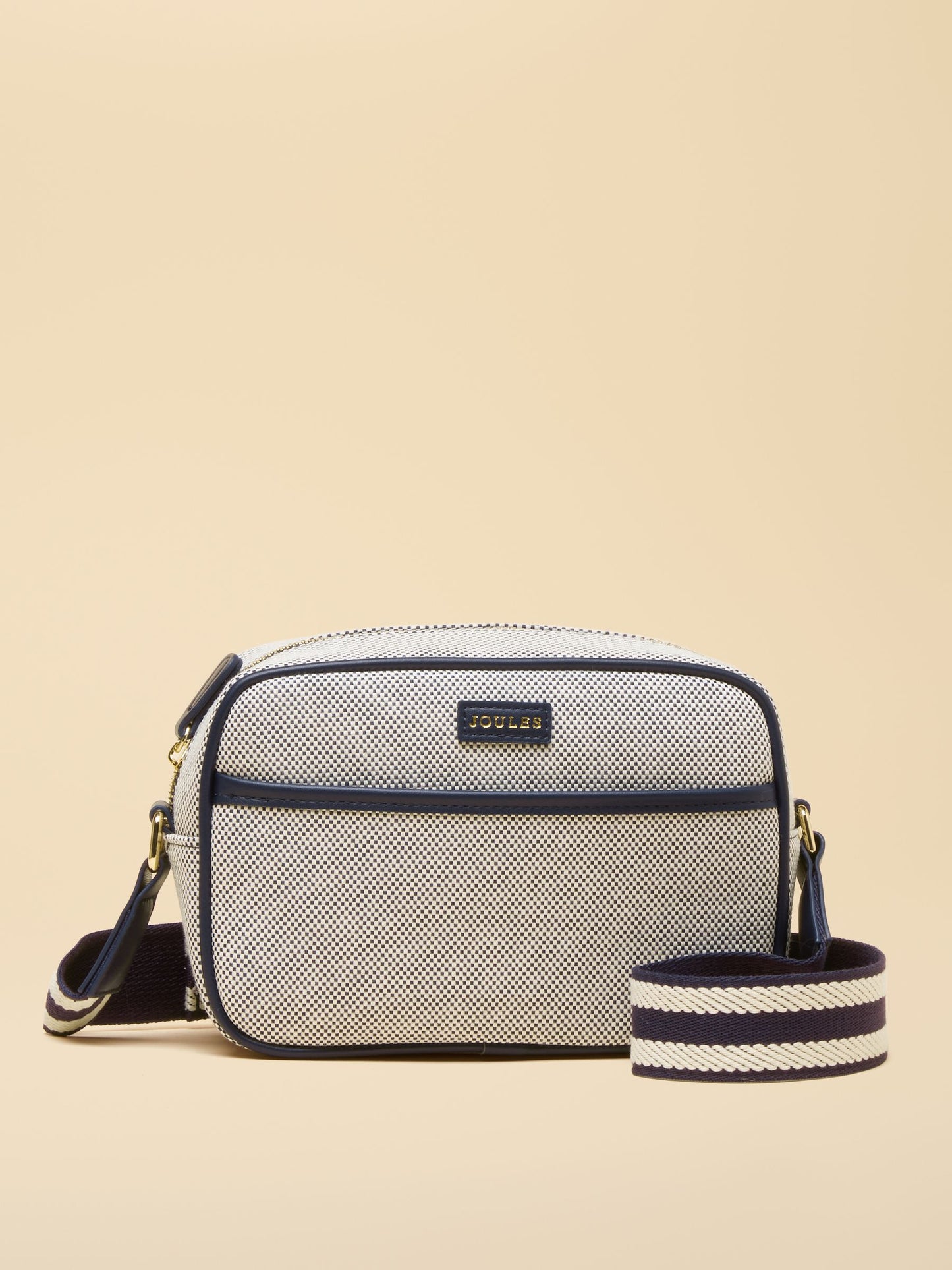 Blair Navy Canvas Cross Body Bag
