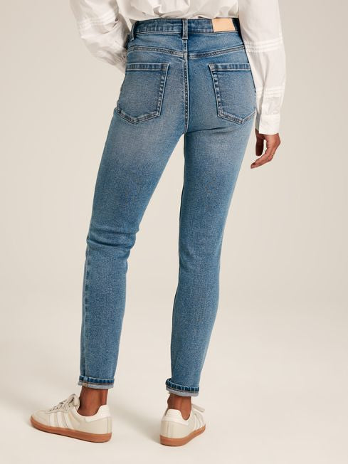 Mid Blue Skinny Fit Jeans