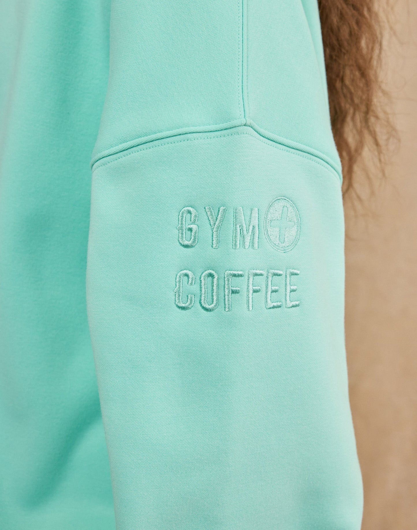 Snap Collar Sierra Sweatshirt Peppermint