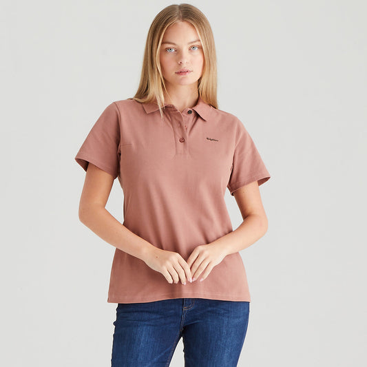 Signature Polo Shirt Dusky Pink