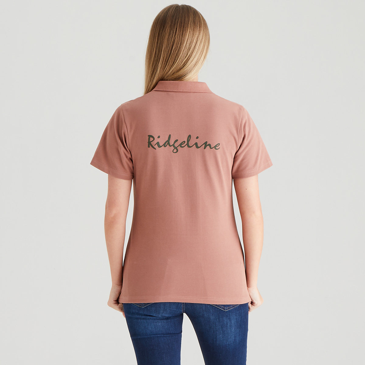 Signature Polo Shirt Dusky Pink