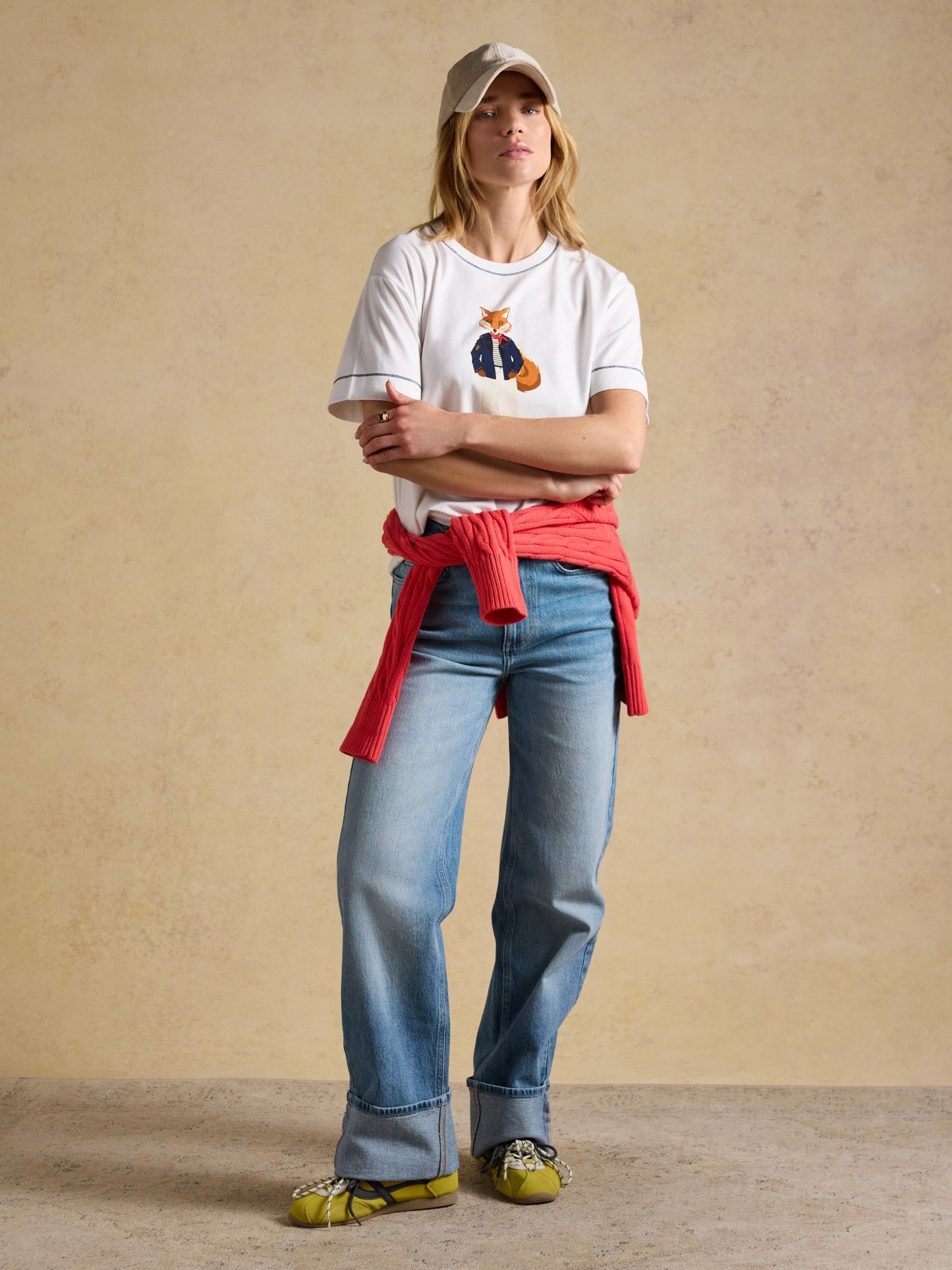 Jonty Fox Graphic Short Sleeve 100% Cotton T-Shirt