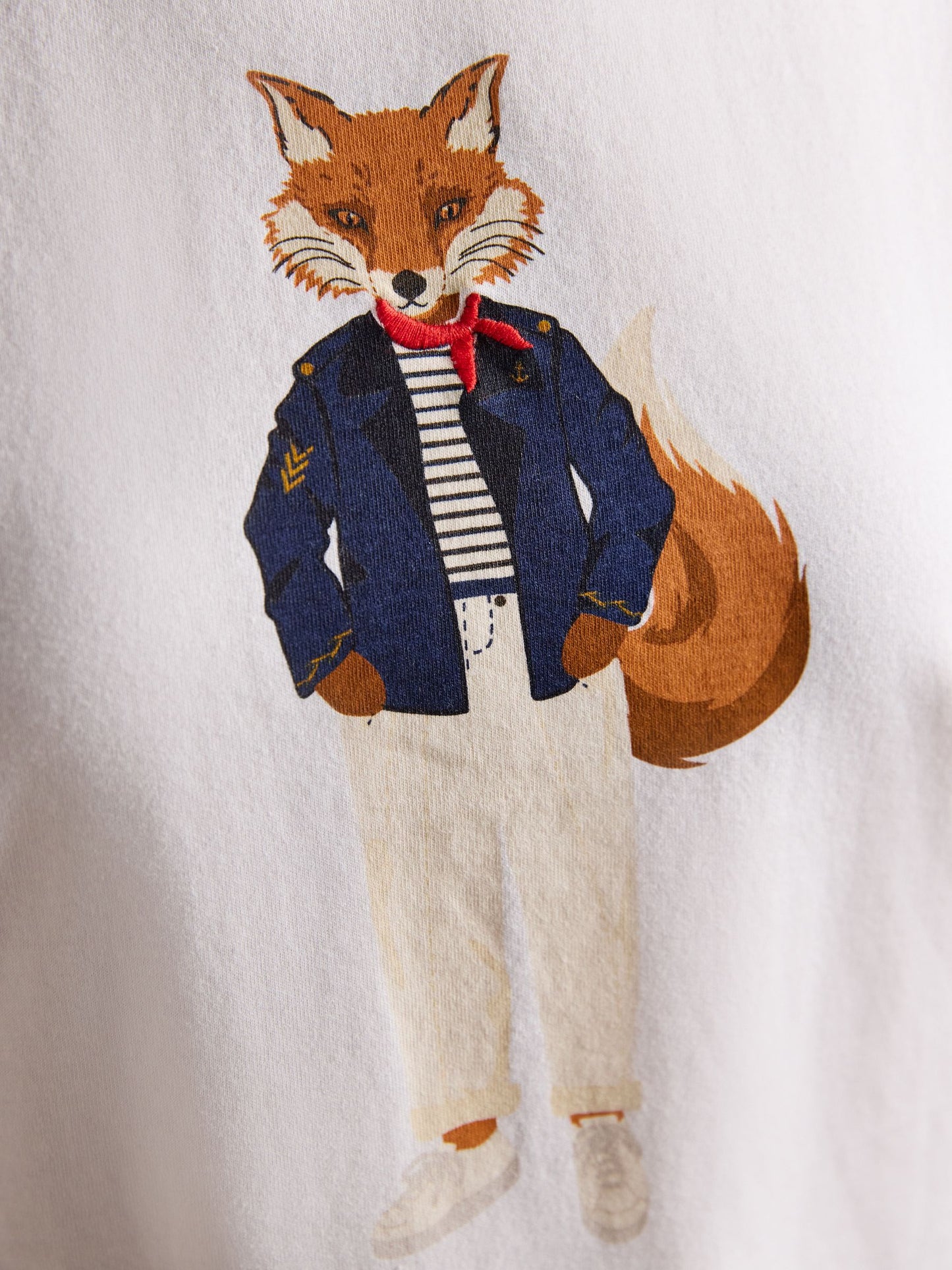 Jonty Fox Graphic Short Sleeve 100% Cotton T-Shirt