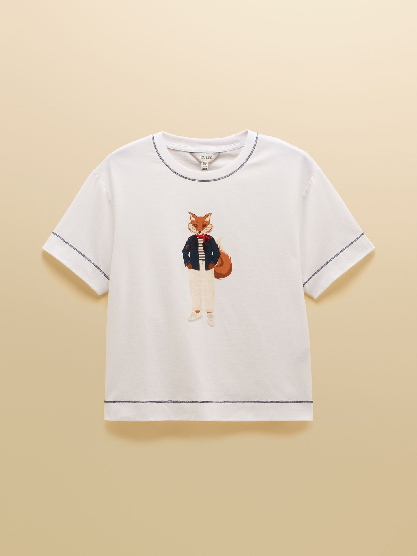 Jonty Fox Graphic Short Sleeve 100% Cotton T-Shirt