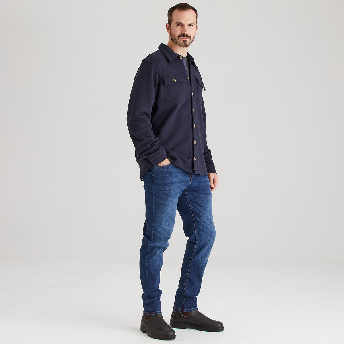 Men’s Burnham Work Shirt Navy