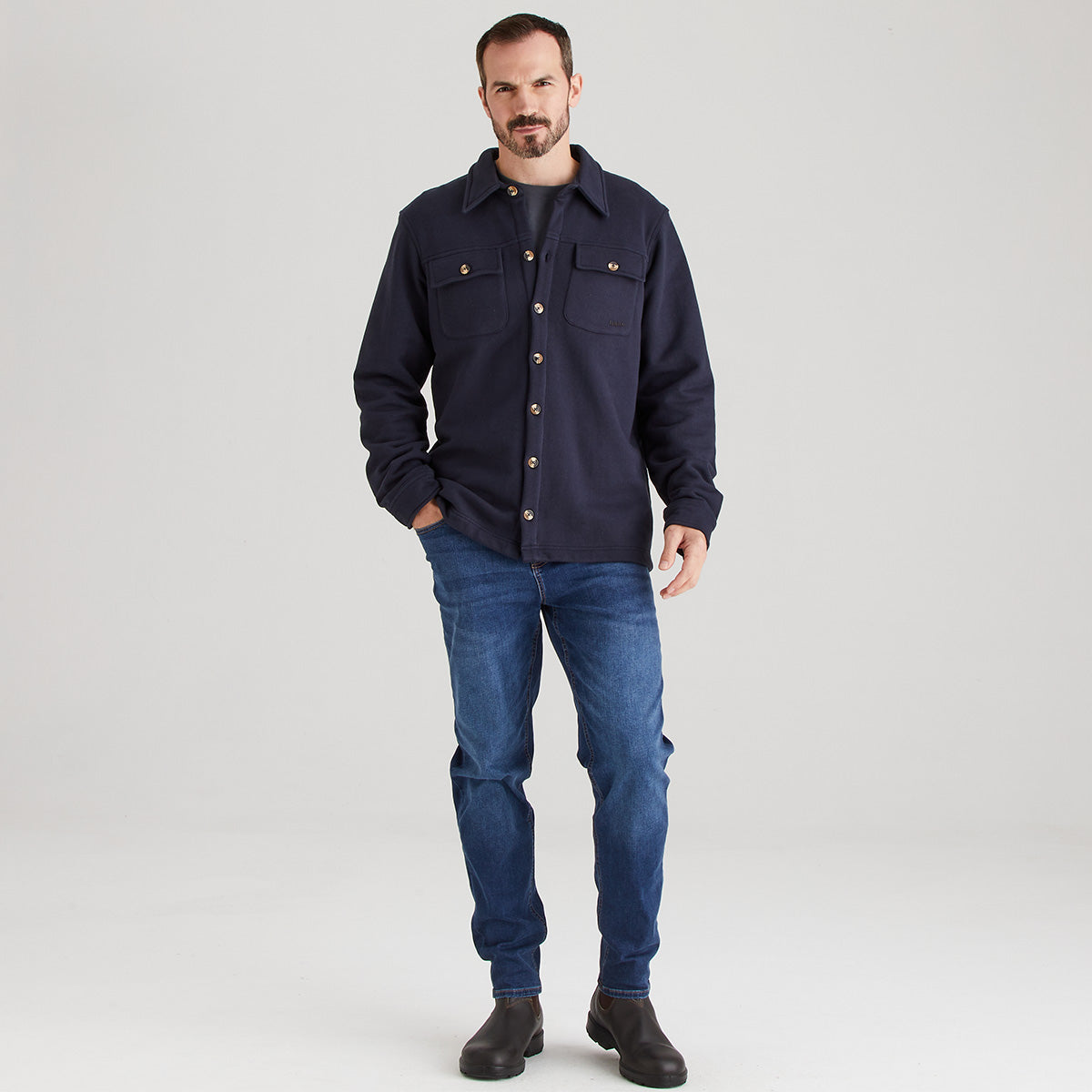 Men’s Burnham Work Shirt Navy