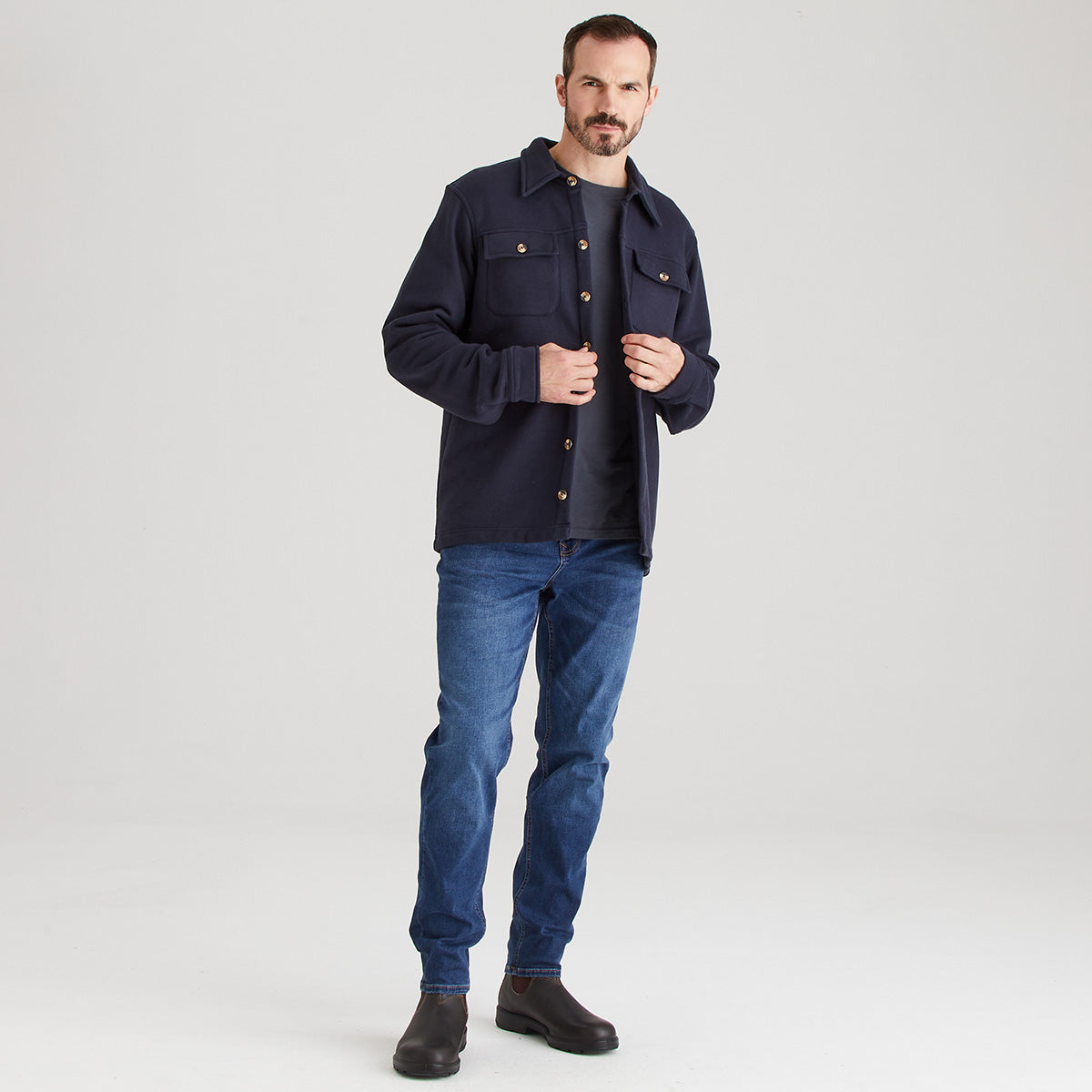 Men’s Burnham Work Shirt Navy