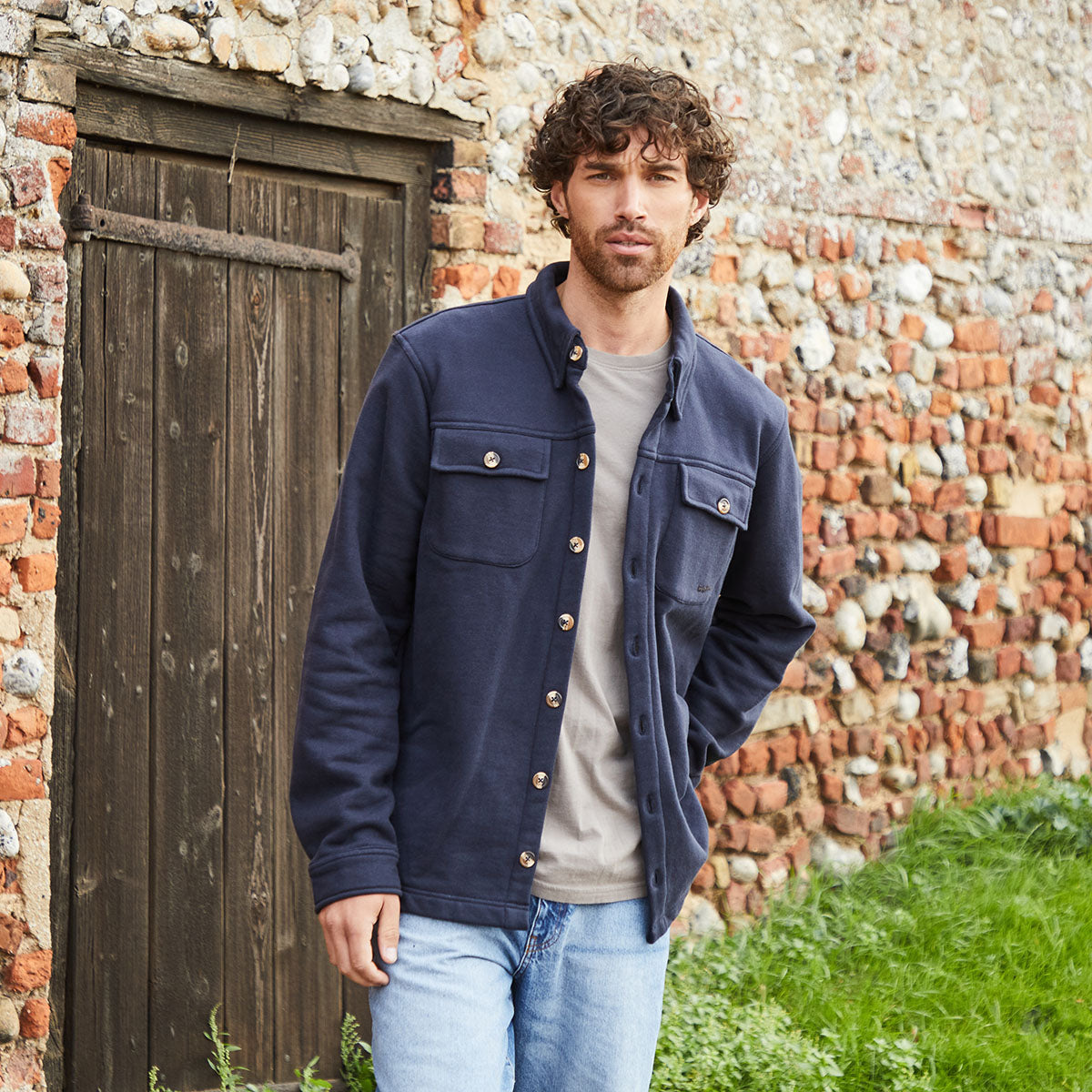 Men’s Burnham Work Shirt Navy