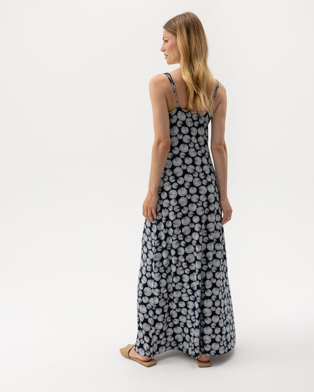 Esther Slip Dress Off White/Navy (Shell)