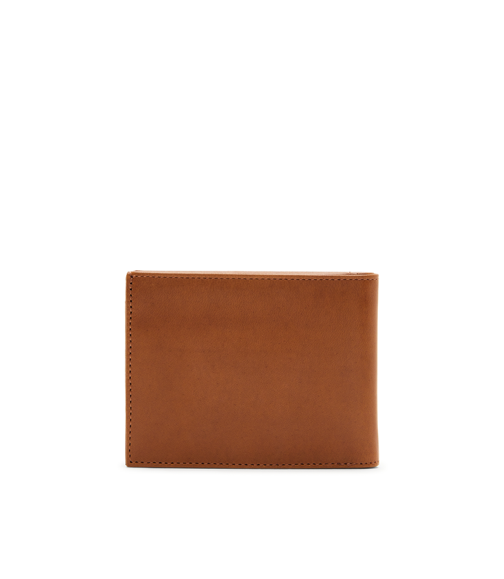 Singleton Wallet with Coin Pouch Tan