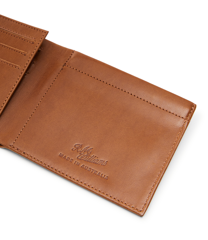 Singleton Wallet with Coin Pouch Tan