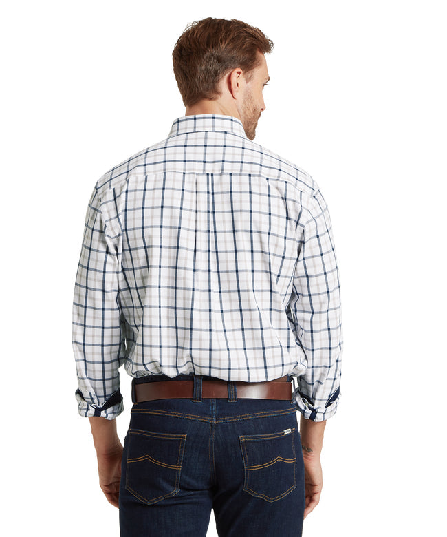 Brancaster Classic Shirt Oxford Navy Check