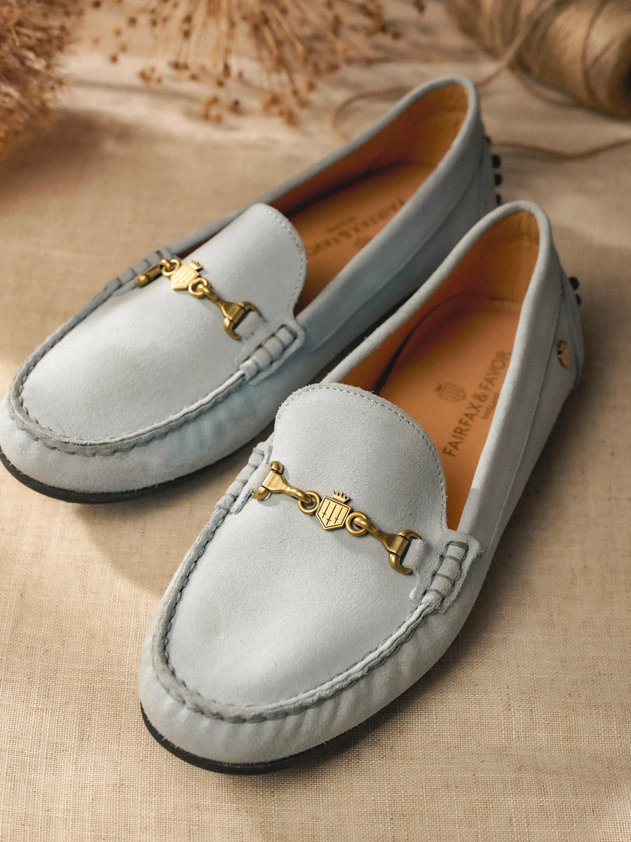 Trinity Sky Blue Driving Shoes