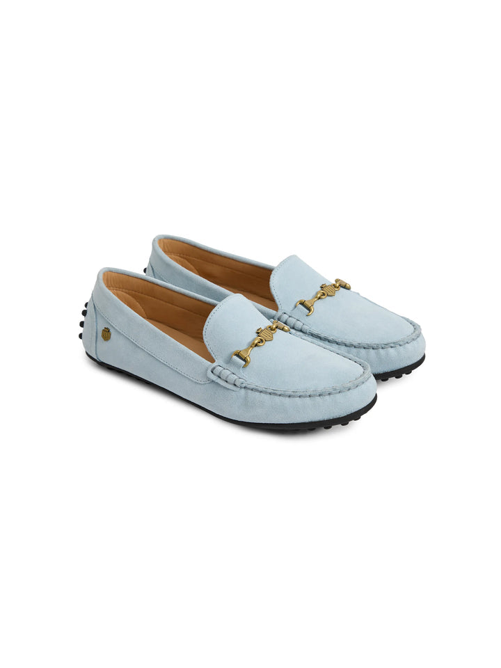 Trinity Sky Blue Driving Shoes