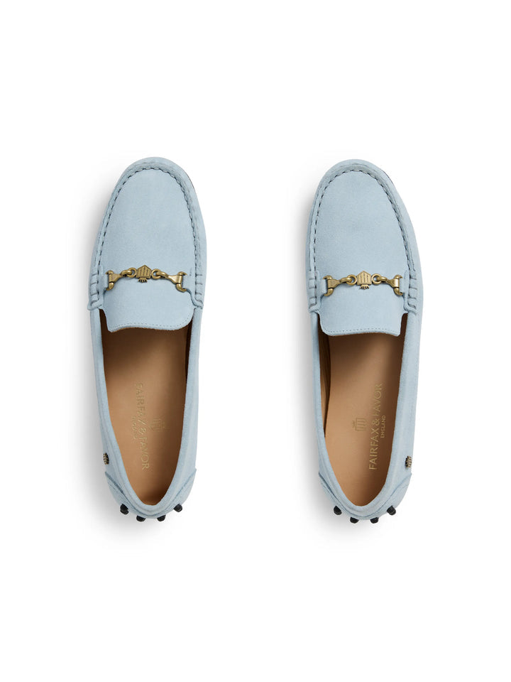 Trinity Sky Blue Driving Shoes