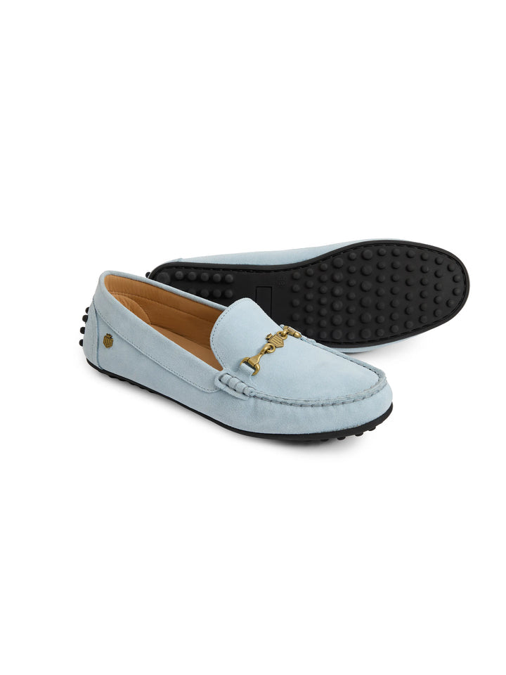 Trinity Sky Blue Driving Shoes