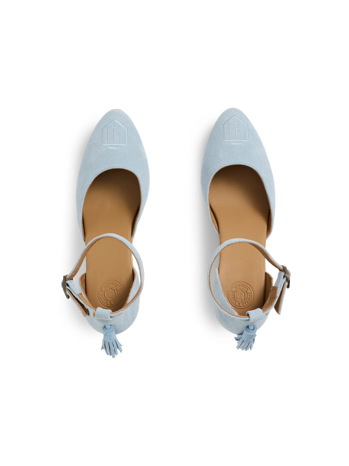 Monaco Sky Blue Wedges