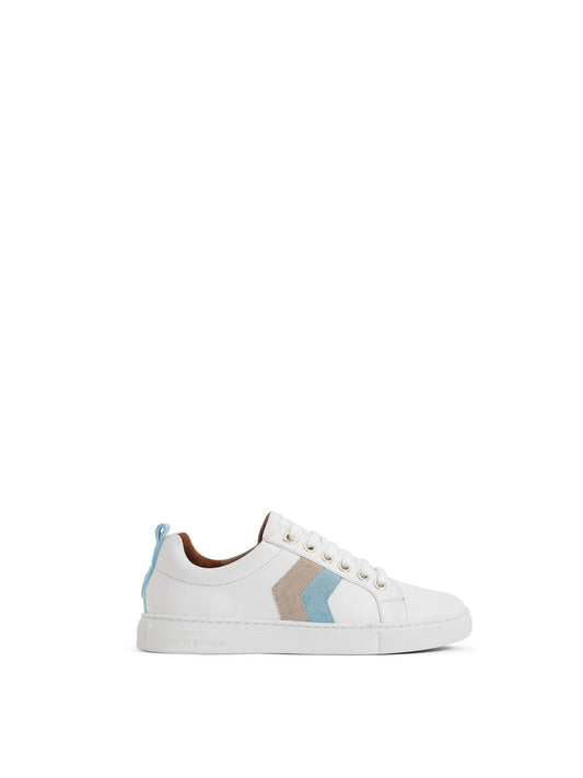 Alexandra Sky Blue & Stone Trainers