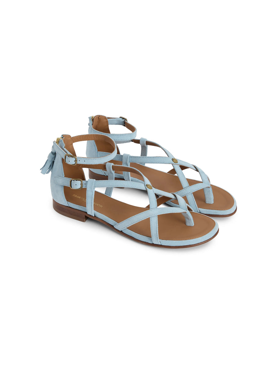 Brancaster Sky Blue Sandals