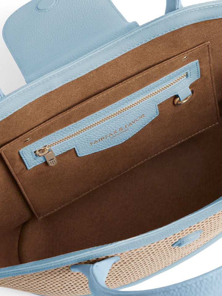 Stockists Exclusive Windsor basket bag Sky blue