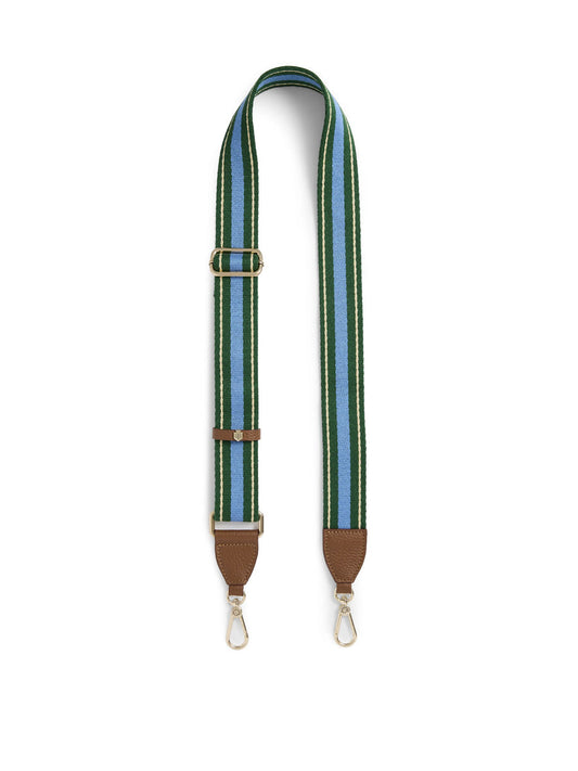 Signature Webbing Strap Clover & Sky Blue Strap