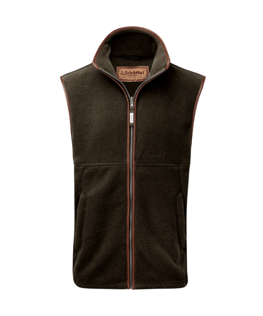 Oakham Fleece Gilet Dark Olive