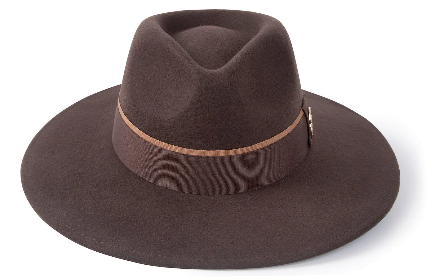 The Oxley Fedora Dark Brown