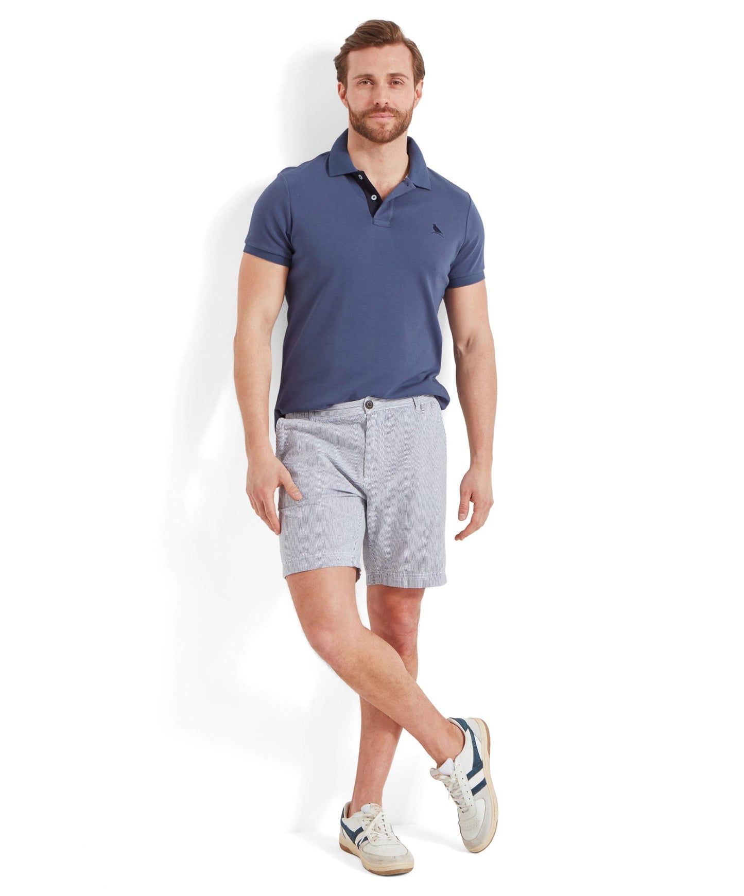 St Ives Jersey Polo Shirt French Navy