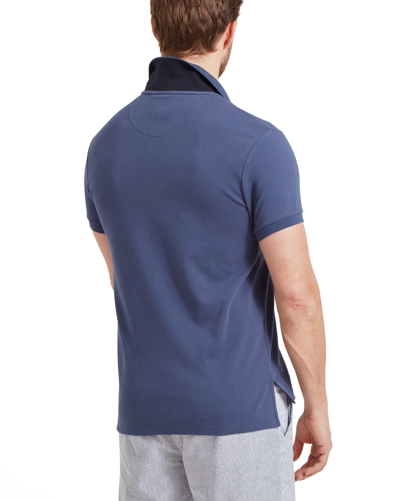 St Ives Jersey Polo Shirt French Navy