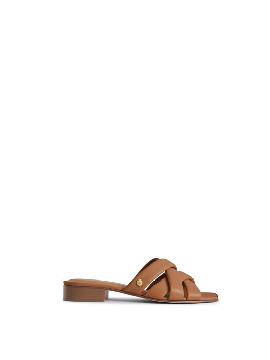 Edbury Tan Leather Sandals
