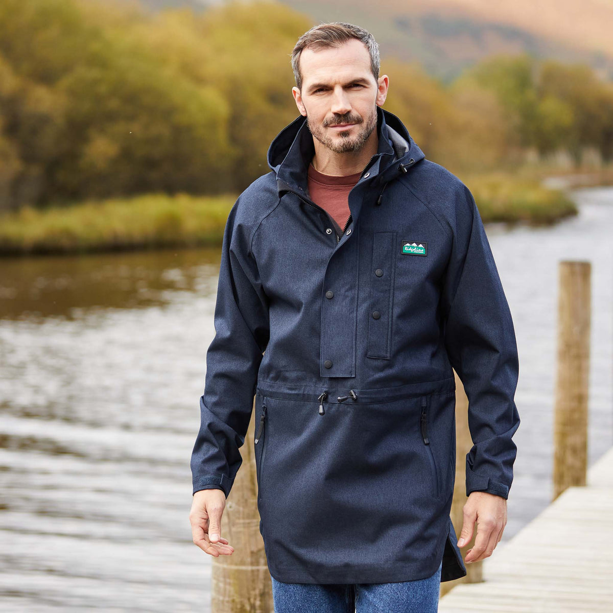 Men’s Monsoon Light Smock Navy Marl
