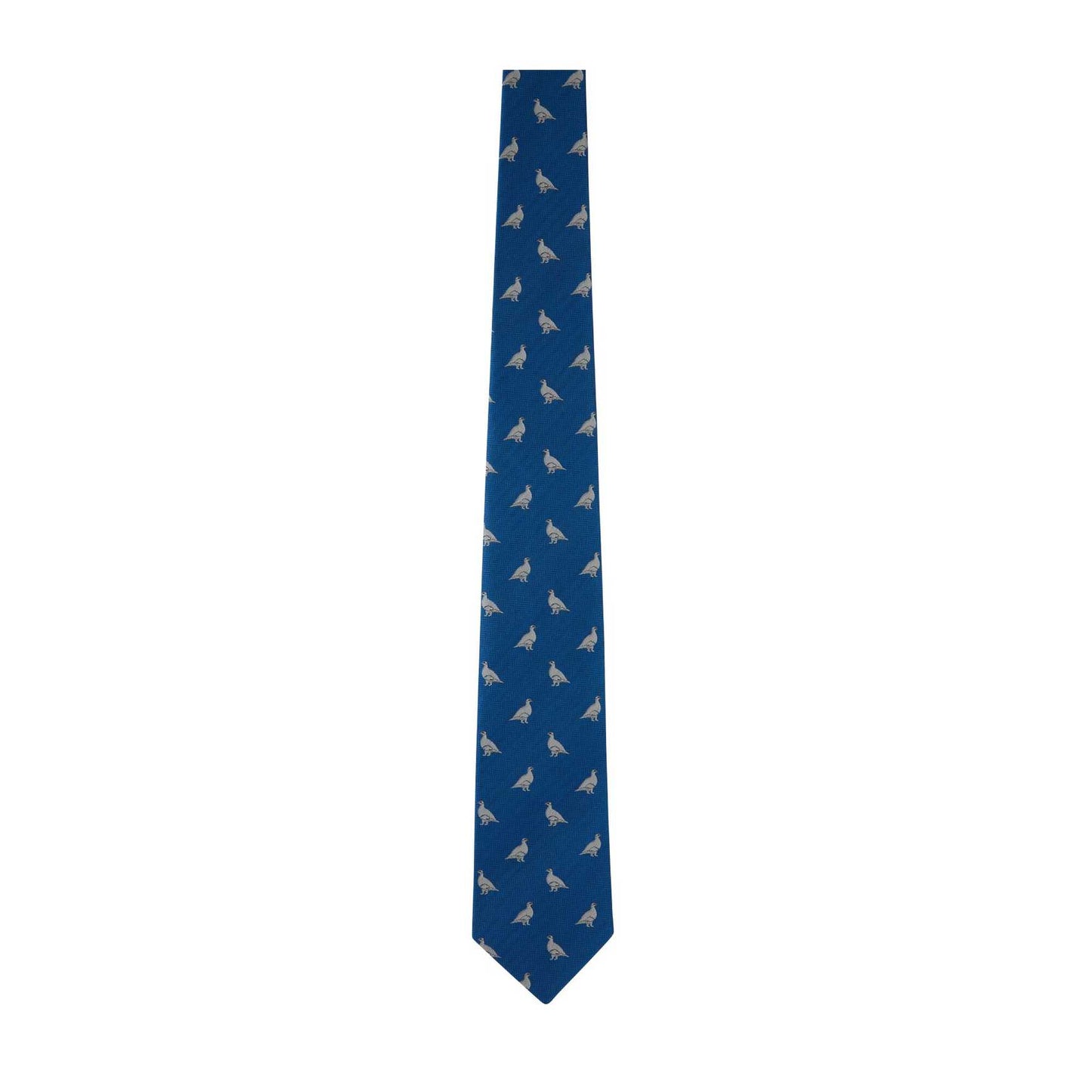 Ashford Silk Tie Navy Labrador