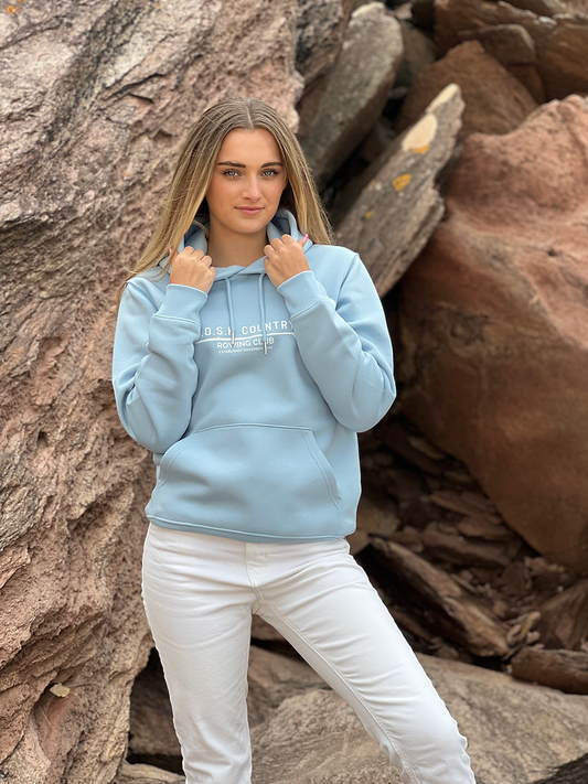 The Henley Hoodie Azur Sky