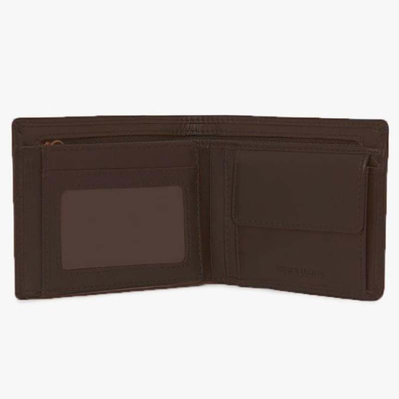 Wallet with Coin Pocket & Tab Chestnut