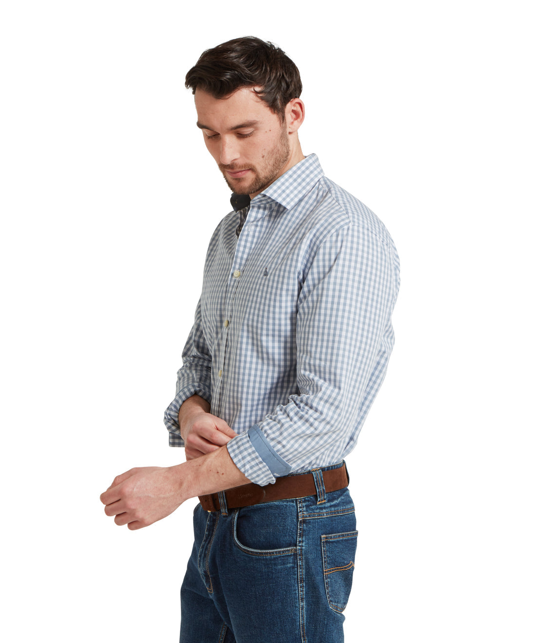 Thorpeness Tailored Shirt Pigeon Blue